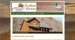 Desktop Screenshot of crookedcreekconstruction.com